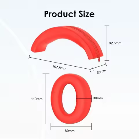 Suitable for Anker Soundcore Life Q20/Q20+/Q20i/Life 2 headset Silicone Earmuff / silicone Head beam