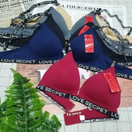 Triangle Bra DQ3367 Love Secret Edge Women's No Underwire Thin Foam