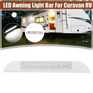 Q2-9 LED Awning Light 12V 24V Waterproof 256Mm Exterior Caravan Motorhome Strip Lamp