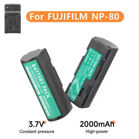2000mAh NP-80 NP 80 Camera Battery with LED charger For Fujifilm NP-80 FinePix 1700z FinePix 6900 Zo