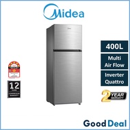 Midea MDRT489MTB46 400L / MDRT580MTB46  490L Inverter Refrigerator Peti Sejuk Fridge