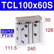 ของแท้จากโรงงาน Yade กระบอกสูบสามแกน tcl80/100*20x25x30x40x50x60x70/75x100s