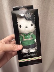 日本限定 7-11 制服 黑色長腿 Hello Kitty  公仔