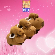 BCT  Kapibala Plush Toy with Purple Buttocks Capibala Stuff Toy Stuffed Toys for Kids Graduation Exc