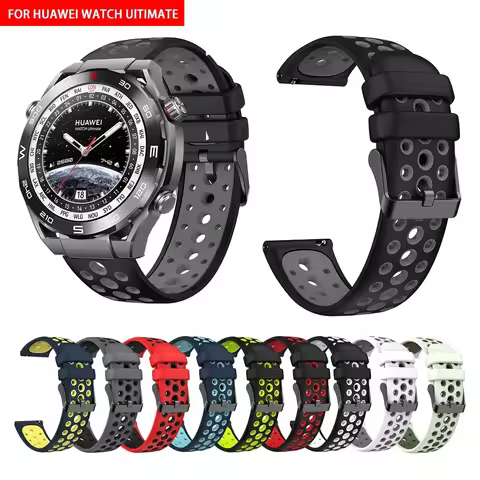22mm Silicone Band for HUAWEI WATCH Ultimate Silicone Band Official Rubber Strap for HUAWEI WATCH Ul