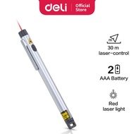 Deli Office Machine Laser Pointer Pen Sensitive Button Red Light 3933