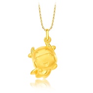 CHOW TAI FOOK 999 Pure Zodiac Ox Gold Pendant - Super Ox R25156