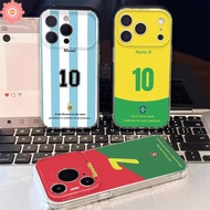 Creative Football Team Jersey Number 10,7 Soft Case for Infinix Tecno Spark GO 1S 1 10 20 Pro Note 3
