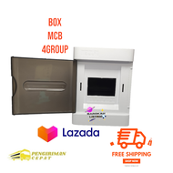 Box MCB 4Group /Tempat Case Kotak Box MCB 4 Group/4Slot Rumah MCB Circuit Breaker Box 4Group 4group.