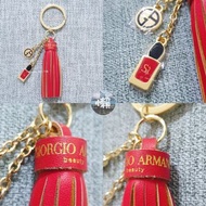 【全新】Giorgio Armani Beauty 亞曼尼 時尚訂製鑰匙圈 GA