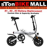 S1 S2 S3 E-Bike 36V Battery Replacement  " Chat With Us before ordering 
