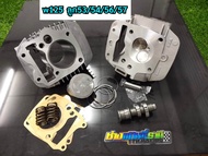 ชุดลูก+ฝาวาล์ว ครบชุดwave125 ลูก53/54/56/57 ชุดลูกเวฟ125RSX /เวฟ125iบังลม ลูก53-57มิล เสื้อ+ลูก+ฝาวา