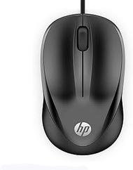 HP 4QM14AA#UUF Wired Mouse, USB 3 Buttons, 1200 dpi, 4.9 ft (1.5 m) Cable, Compatible with Mac, Wind
