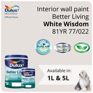 Dulux Interior Wall Paint - White Wisdom (81YR 77/022) (Better Living) - 1L / 5L