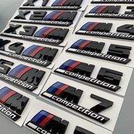 BMW thunder M logo M1 M2 M3 M4 M5 M6 competition rear logo 3 Series 5 series X3 X4 X5 X6 Car logo st