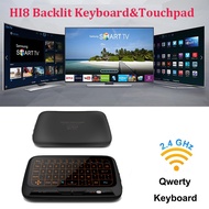 Best Quality H18 Plus Mini Wireless Keyboard with Touchpad / Wireless Mini Keyboard for Samsung Smart Tv / Hisense Smart Tv