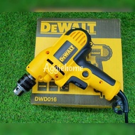 DEWALT สว่านไฟฟ้า รุ่น DWD016 3/8นิ้ว 10MM. 380วัตต์ 220V สว่าน เจาะไม้ เจาะเหล็ก ขนาดกะทัดรัด น้ำหน