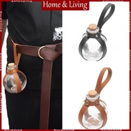 AOTO Medieval Wizard Bottle Glass Bottle with Cork Stopper Dark Magical Potion Bottle for Halloween