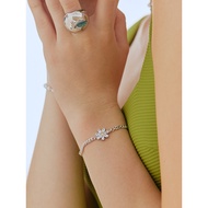HEFANG HEFANG Jewelry Small Flower Bracelet 925 Silver Female ins Small Simple Daisy Bracelet