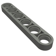 Genuine Brick Parts - Beam 6 x 0.5 Thin (Part 32063)