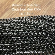 Smoke black chain - handbag chain