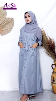 baju muslim cantik baju kekinian baju gamis Alisha fashion