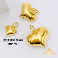 MYDORA Loket Love Gemuk King | Emas 916/22k