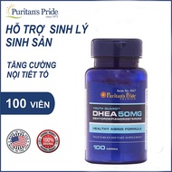 (Hạn 2025) Bill Mỹ - Puritan’s Pride DHEA 50mg 100viên