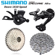 SHIMANO DEORE M4100 M4120 4pcs Groupset 10 Speed Mountain Bike Right Shifter Rear Derailleur Sunshin