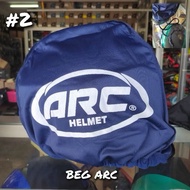 ARC BEG HELMET VISOR SHOEI ARAI KYT NHK ARC SPOILER PADDING GEAR BASE CHEEK PAD MT HELMETS TANDUK AI