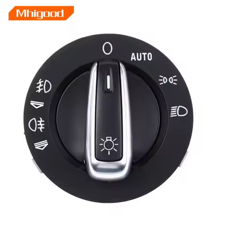 High Quality Chrome Headlight Fog Lamp control Switch 4FD 941 531A 4F1 941 531E For Audi A6 C6 4F S6