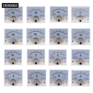 CHiWANji DC 1mA Analog Ammeter Panel AMP Current Meter 0-1mA DC Milliampere Amp Meter