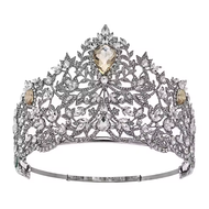2023 Miss Universe “Power of Unity” crown replica Rhinestone Tiara Large Crown Adjustable Bridal Cro