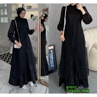 GRAC3COLL 2025 HABIBAH ADULT & CHILD GAMIS/ SIZE M - XXL & 3-8 YEARS MOTHER AND CHILD COUPLE GAMIS/ 