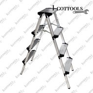 3 Step Double-Sided Non-Slip Aluminium Ladder Steps: 4x4