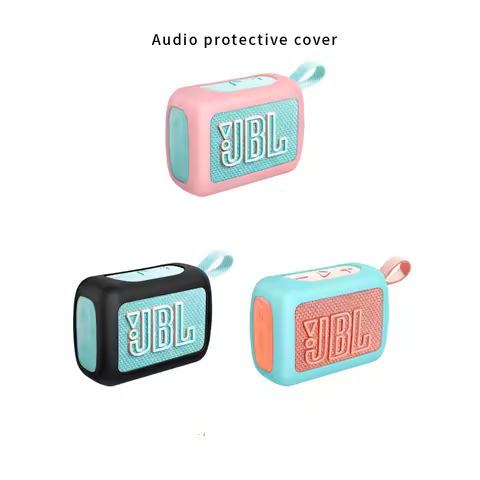 Silicone Cover Case for JBL GO5 Speaker, Protective Skin Holder for JBL GO5 Speaker Accessories (Onl