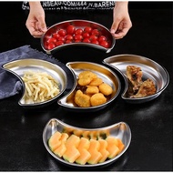 INOVSTRATH Stainless Steel Crescent Moon Plate 201 - AT25