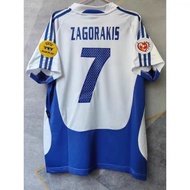 Giorgio Karagounis Thai Edition retro Soccer Jersey for Greece's Away at the 2004 European Champions