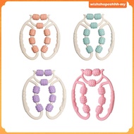 [WishshopeehhhMY] for Legs Massage Rollers for Muscles 9 Wheels Leg Massage Roller for Thigh Legs Te