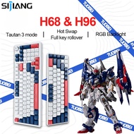 SIJIANG TUOMEI H68/H96 Mechanical Gaming Keyboard 3 Modes Hotswap RGB Backlit Wired Keyboard