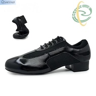 Ah8 Latin Dance Shoes For Men's Rumba Jazz Waltz Ballroom Party Cowhide Tango National Standard Boy'