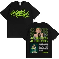 Rapper Jc Reyes Album Tour Kemeja-T Grafik Lelaki Wanita Fesyen Hip Hop Baju Retro Kasual Kapas Bers