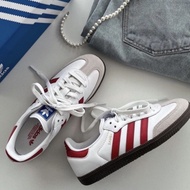 รองเท้า ADIDAS SAMBA OG 'WHITE SCARLET' (IG1025) สีแดงและสีขาว 35