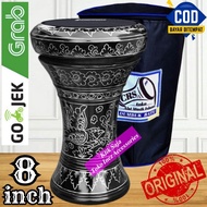 Wooden Darbuka Or Dumbuk 8 inch Power Beat Black