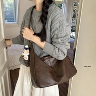 Bucket Bag Side Backpack Tote Melade Retro Soft Leather Crack 2 Colors