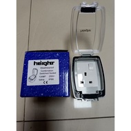 13A IP66 OUTDOOR SWITCH SOCKET WEATHERPROOF