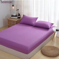 Bestenrose Bed sheet Premium Fitted 3 in 1 Bedsheet Single/Queen/King Size/3.5feet/5feet/6feet Suit