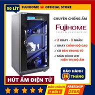 Tủ chống ẩm nhập khẩu 50L DC-50E FUJIHOME Tủ hút ẩm bảo vệ máy ảnh thiết bị điện tử - màn hình led c