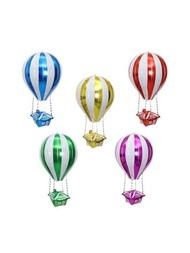 1入組 4d 熱氣球造型兒童生日派對裝飾鋁箔氣球活動節日婚禮裝飾用品