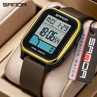 SANDA 2210 men Electronic Watch 5 ATM Waterproof Sports Student Watch -3